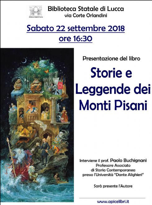 "Storie e leggende dei Monti Pisani" a Lucca