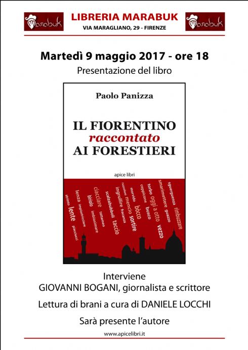 "Il fiorentino raccontato..." alla Libreria Marabuk