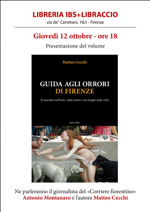 Gli "Orrori di Firenze" alla libreria IBS