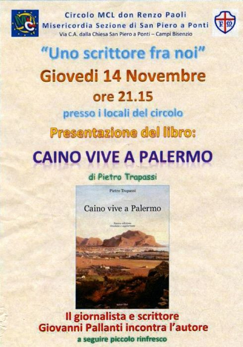 "Caino vive a Palermo" presentato da Giovanni Pallanti