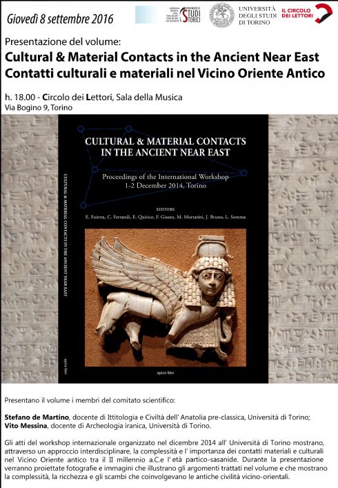 "Cultural e material..." a Torino